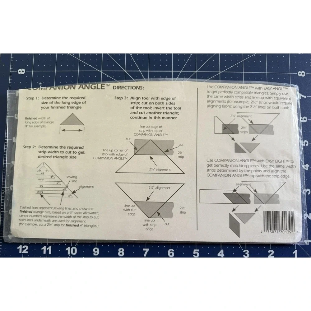 EZ Quilting by Wrights Companion Angle Darlene Zimmerman Quilters Sewing